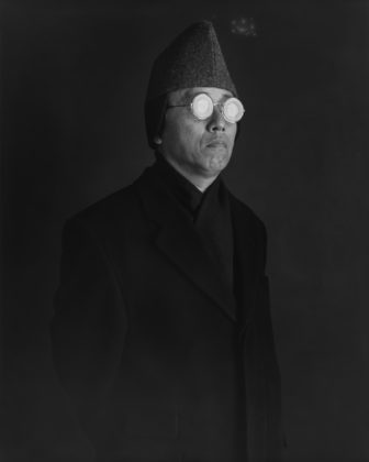 Distorted Universal Vision (Self-Portrait), 2003, gelatin-silver print