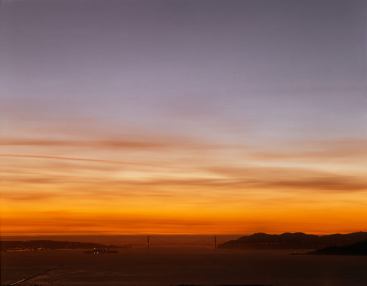 Golden Gate Bridge, 12.14.99, 5:29 pm, 1999, pigment print