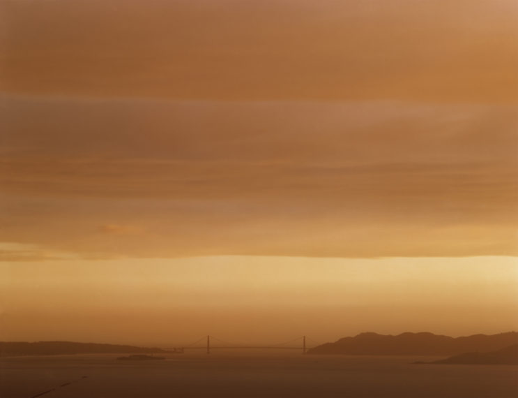 Golden Gate Bridge, 5.1.98, 7:50 pm, 1998, pigment print
