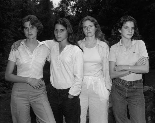 The Brown Sisters, New Canaan, Connecticut, 1975, gelatin-silver contact print