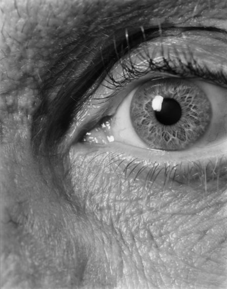 NICHOLAS NIXON, Self (09), Brookline, 2008, gelatin-silver contact print