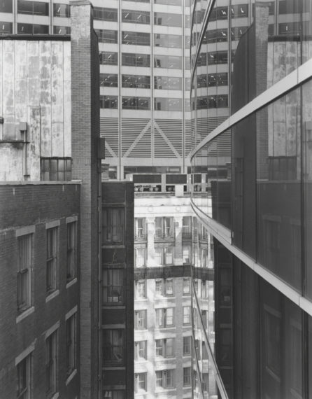 View of Arch Street, Boston, 2008, gelatin-silver contact print