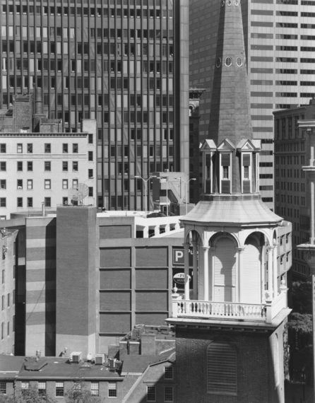 View of the Old South Meeting House, Boston, 2008, gelatin-silver contact print
