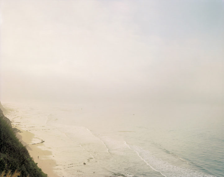 Man on Beach (Looking South), Santa Barbara, 1984, pigment print