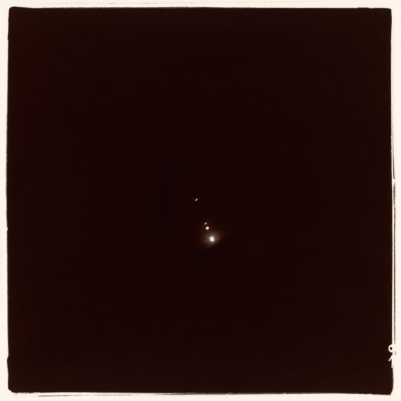 Untitled (Moon), 1977, split-toned selenium gelatin-silver print