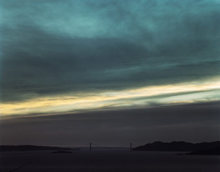 Golden Gate Bridge, 10.31.98, 5:18 pm, 1998, pigment print