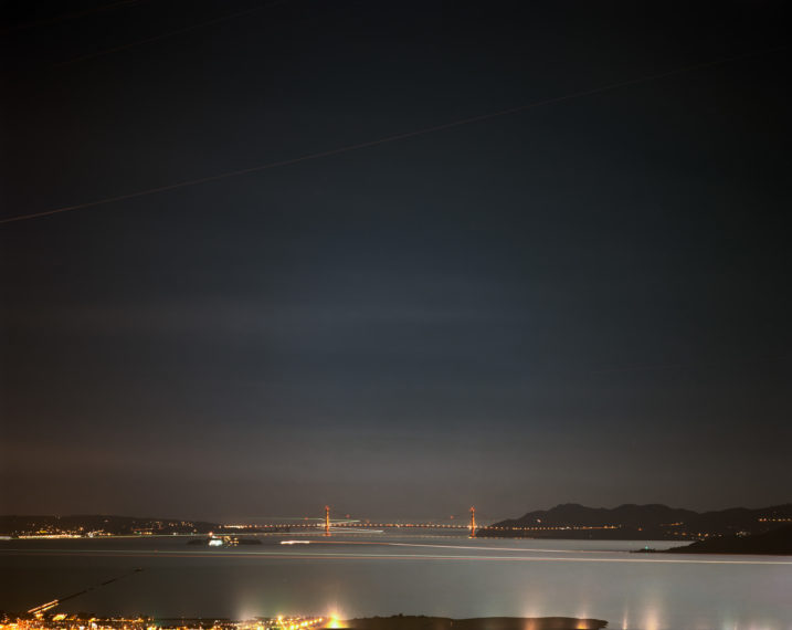Golden Gate Bridge, 11.10.00, 12:50-3:40 am, 2000, pigment print