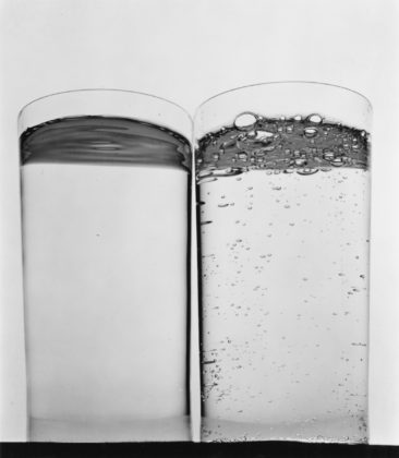 Two Glasses of Water (B), New York, 1970, gelatin-silver print
