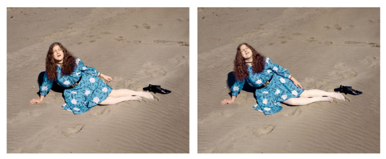 Gail, Ocean Beach (II), 2005, two pigment prints