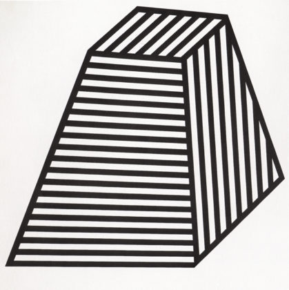 Wall Drawing #356 (d), 1981, India ink wash bands