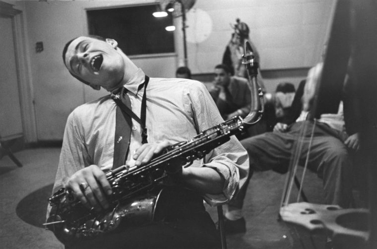 Phil Woods, 1957, gelatin-silver print