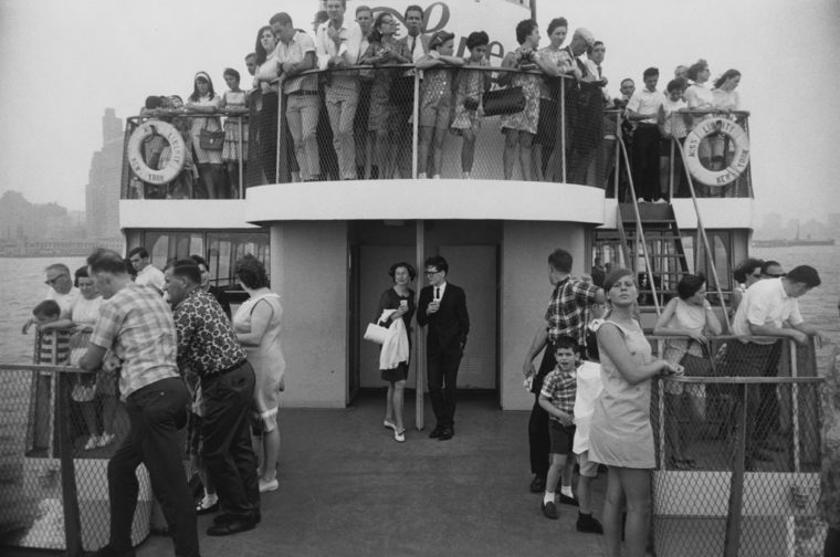 Circle Line Statue of Liberty Ferry, New York, 1971, gelatin-silver print