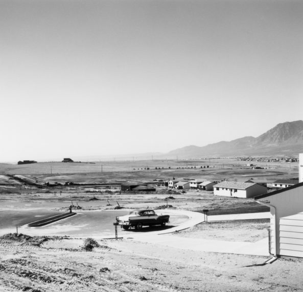 Newly occupied tract houses. Colorado Springs, Colorado, 1968, gelatin-silver print