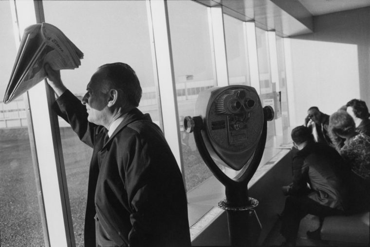 Los Angeles Airport, 1967, gelatin-silver print