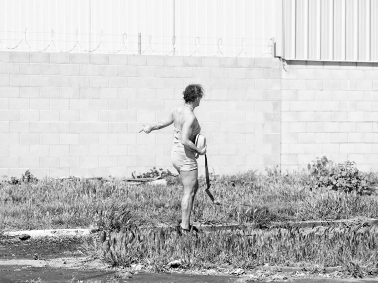 Inessa Alone in Shiva's Courtyard, Modesto, CA, 2012