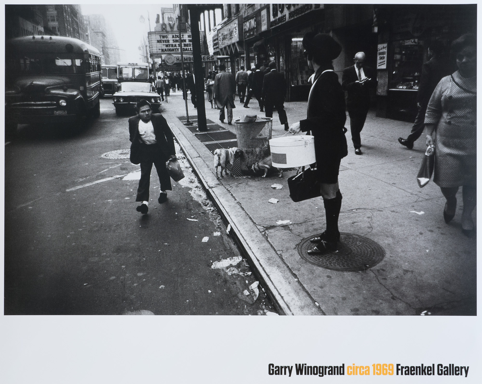 Garry Winogrand: Circa 1969 (poster) | Fraenkel Gallery
