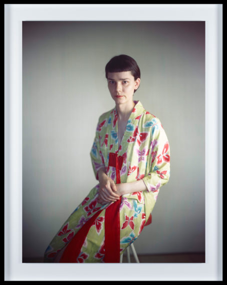 Melanie in kimono, 2016, camera obscura Ilfochrome photograph