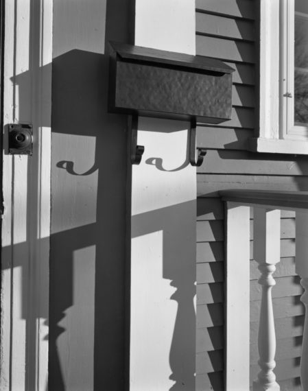 NICHOLAS NIXON, Our Front Porch, Brookline
, 2014, gelatin-silver contact print