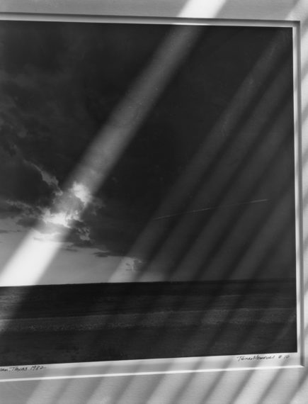 NICHOLAS NIXON, Detail of Frank Gohlke’s Texas Landscape, Brookline
, 2016, gelatin-silver contact print